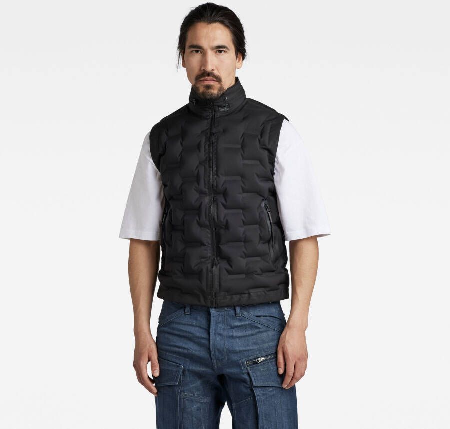 G-Star RAW Opblaasbare 3D Bodywarmer Zwart Heren