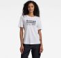 G-Star RAW T-shirt Originals label regular met frontprint - Thumbnail 3