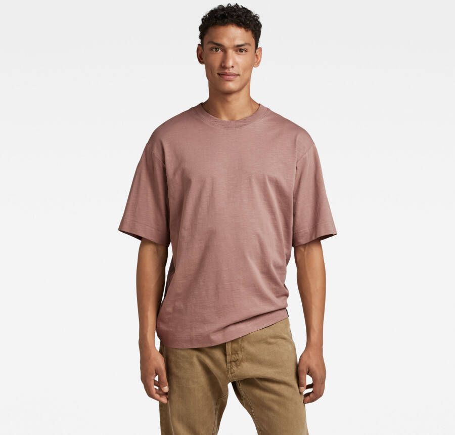 G-Star RAW Oversized Boxy T-Shirt Essential Bruin Heren