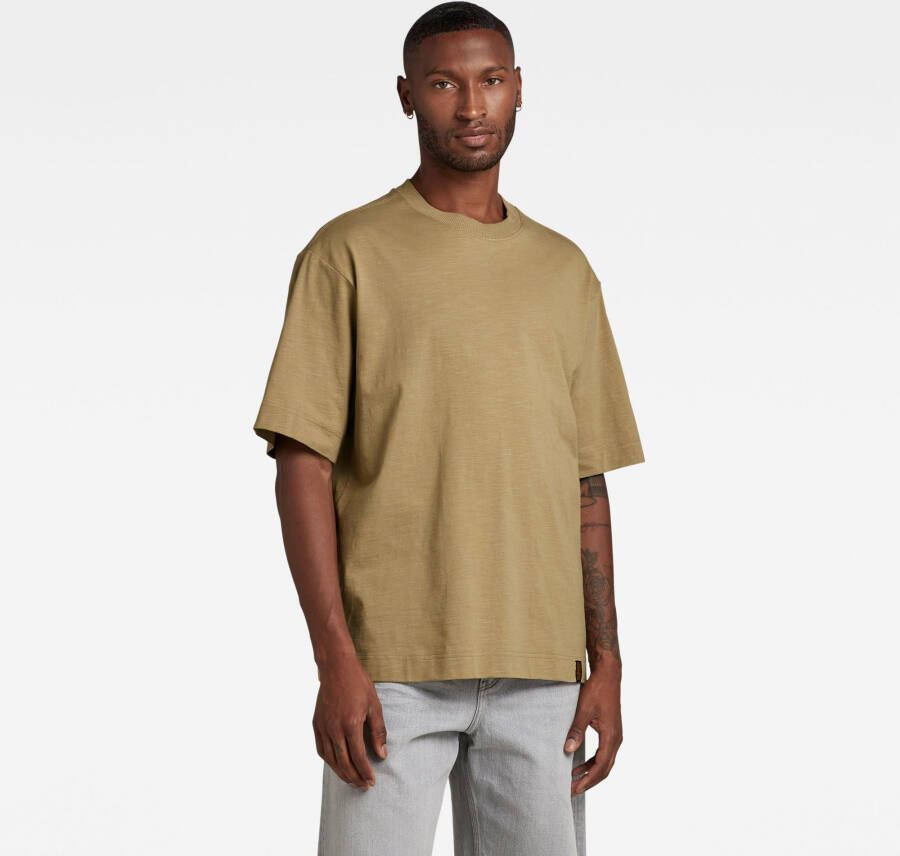 G-Star RAW Oversized Boxy T-Shirt Essential Groen Heren