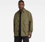 G-Star RAW Oversized Camp Overshirt Groen Heren - Thumbnail 2