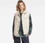 G-Star RAW Oversized Denim Bodywarmer Evergreen Wit Dames - Thumbnail 2