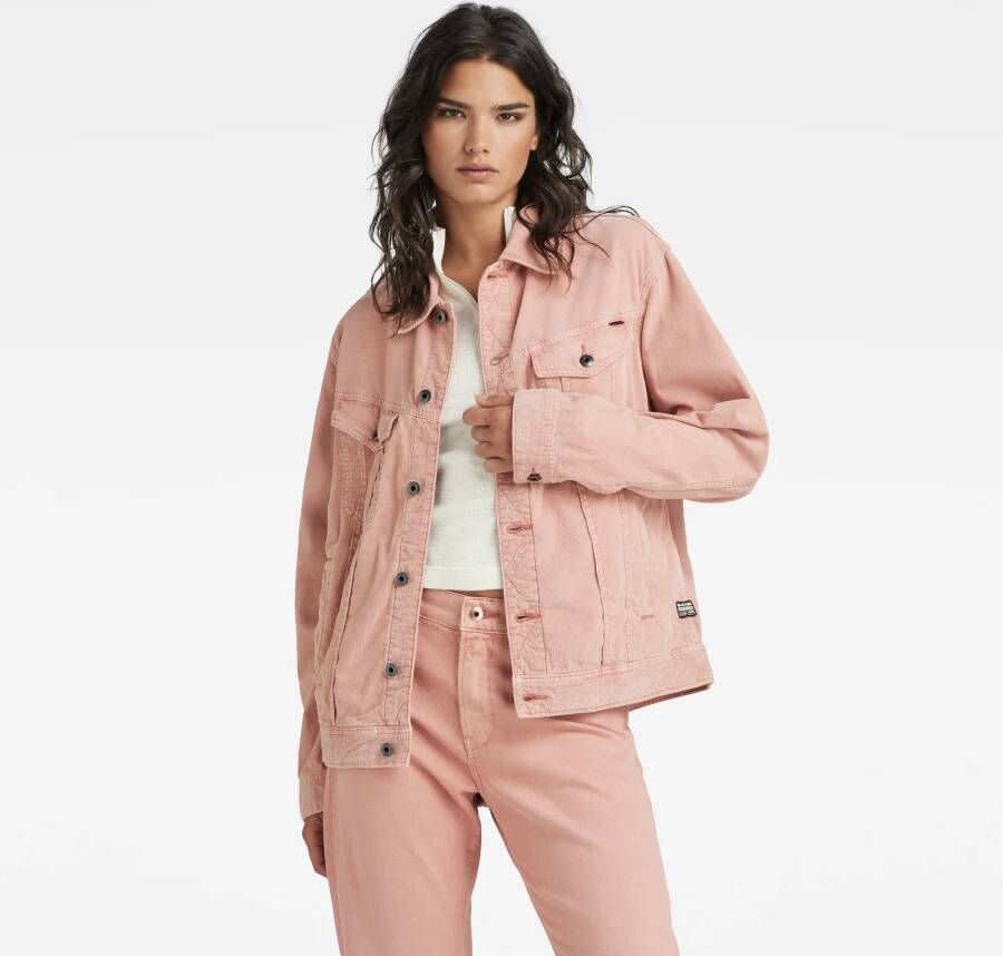 G-Star RAW Oversized Jack Western Evergreen Roze Dames
