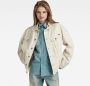 G-Star RAW Oversized Jack Western Evergreen Wit Dames - Thumbnail 2
