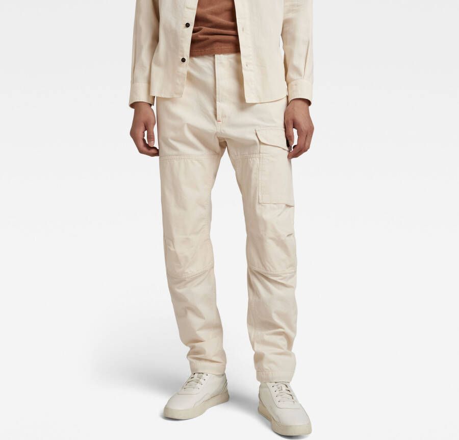 G-Star RAW Premium Bearing 3D Cargo Broek Wit Heren