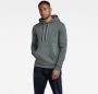 G-STAR RAW Heren Truien & Vesten C235 Pacior Sweat R Hoodie Donkergroen - Thumbnail 3