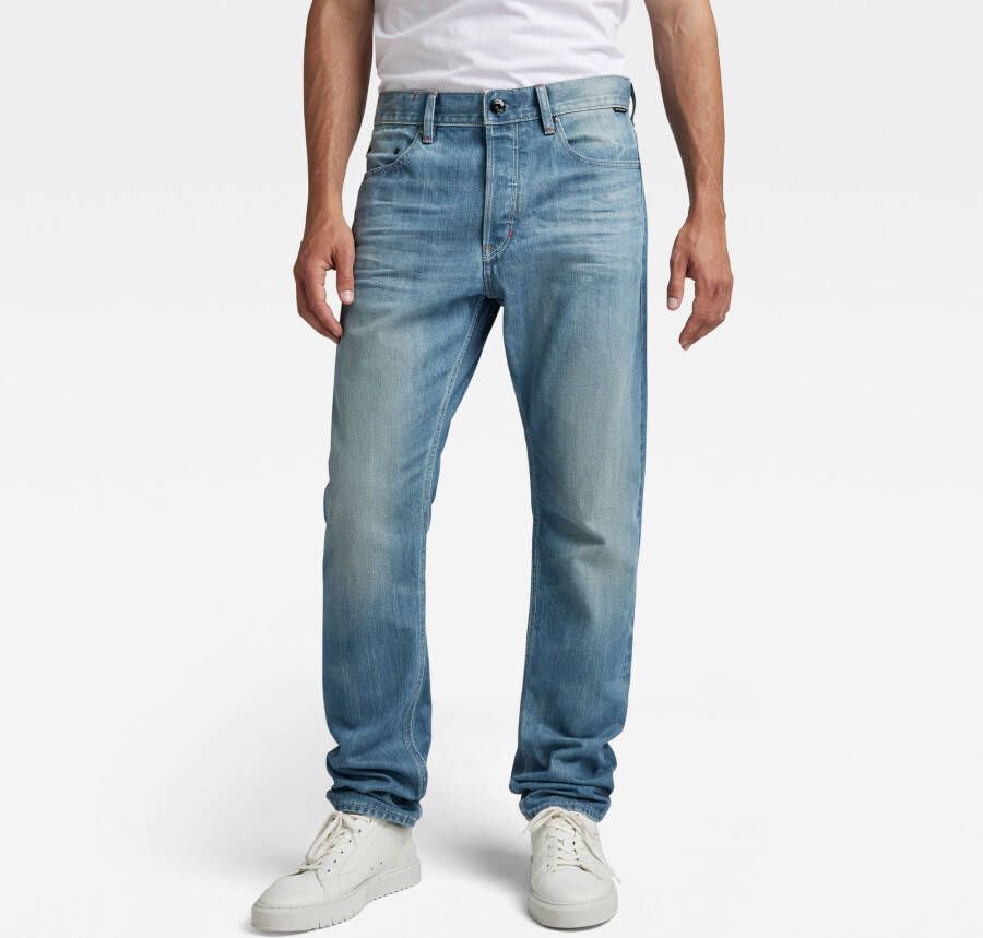 G-Star RAW Premium Triple A Regular Straight Jeans Midden blauw Heren