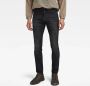 Zwarte G Star Raw Skinny Jeans A634 Elto Black Superstretch - Thumbnail 6