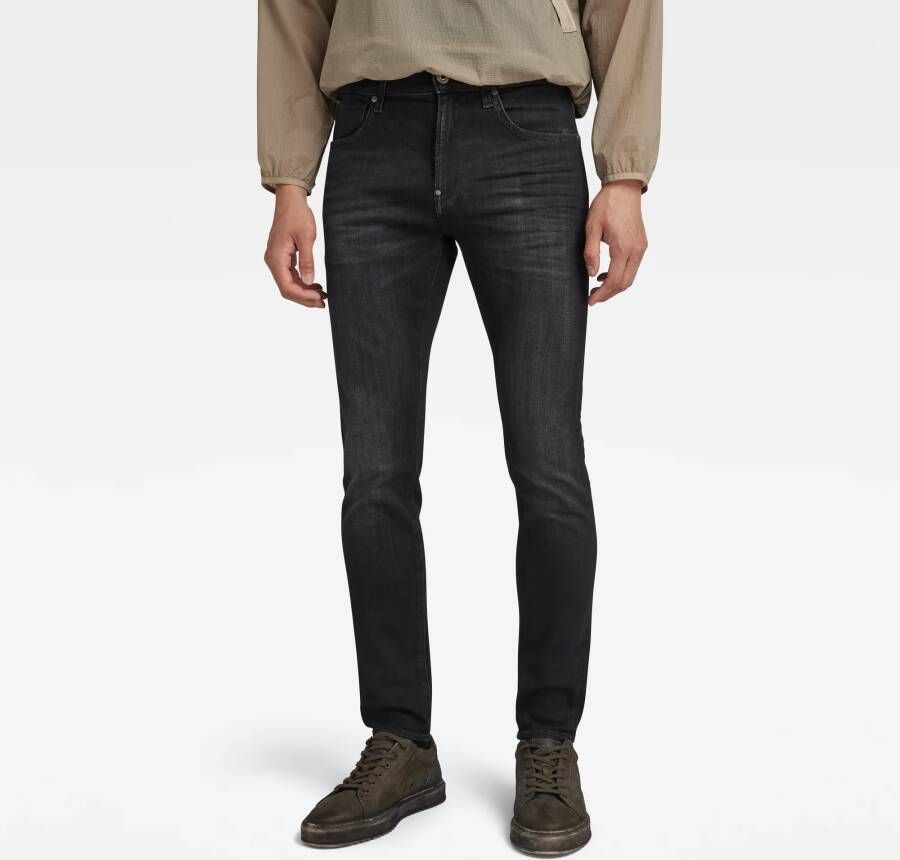 Zwarte G Star Raw Skinny Jeans A634 Elto Black Superstretch - Foto 12