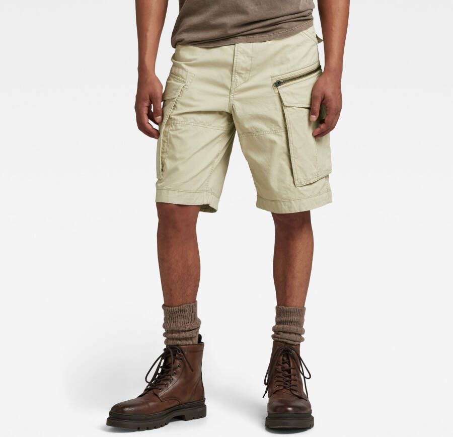 G-Star RAW Rovic Zip Relaxed Short Beige Heren