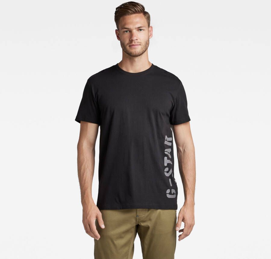 G-Star Biologisch Katoenen Heren T-Shirt Black Heren