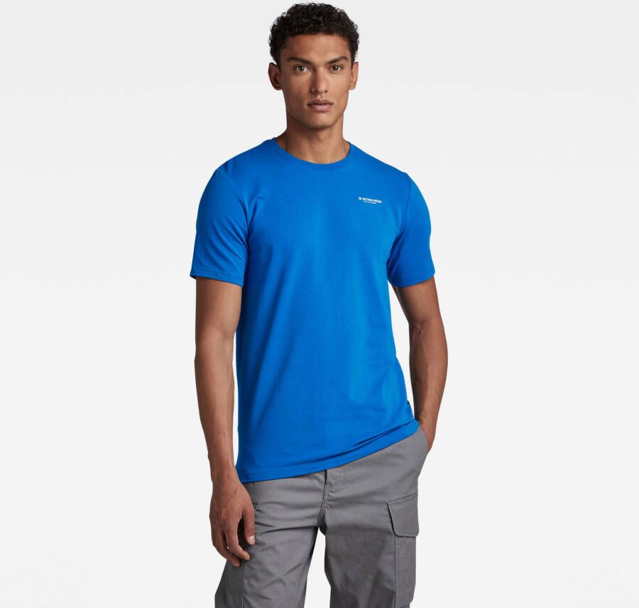 G-Star RAW Slim Base T-Shirt Donkerblauw Heren