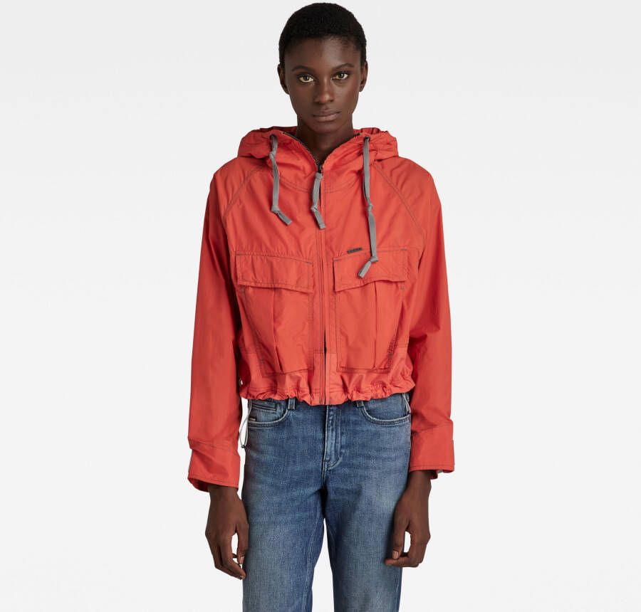 G-Star RAW Sporty Windbreaker Rood Dames