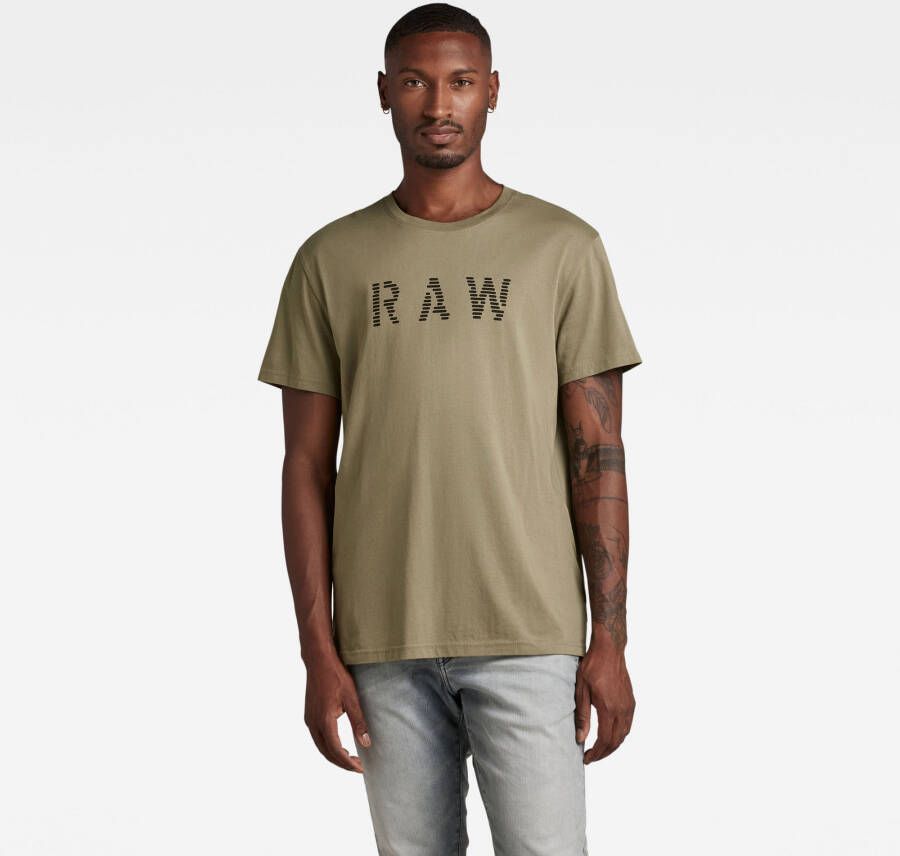 G-Star RAW T-Shirt Groen Heren