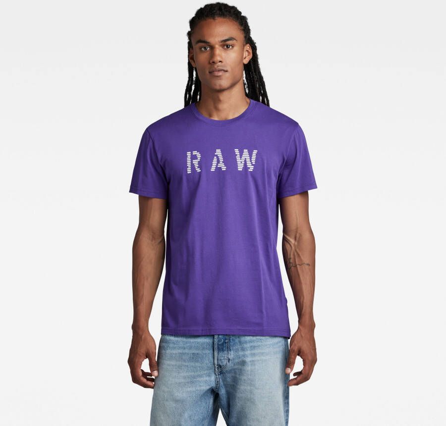 G-Star RAW T-Shirt Paars Heren