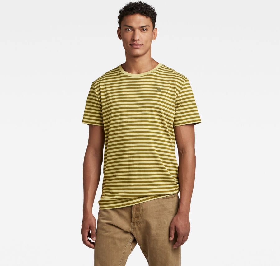 G-Star RAW T-Shirt Stripe Meerkleurig Heren
