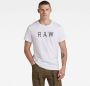 G-Star RAW regular fit T-shirt van biologisch katoen 110 white - Thumbnail 3