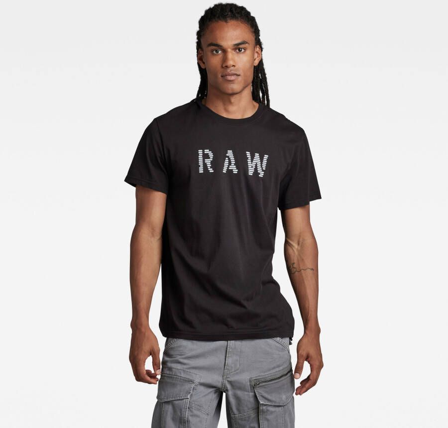 G-Star RAW regular fit T-shirt van biologisch katoen 6484 dk black