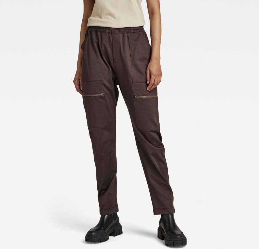 G-Star RAW Track Pant Cargo 3D Boyfriend Bruin Dames