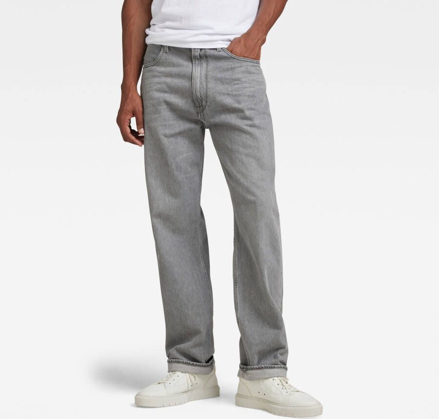 G-Star RAW Type 49 Relaxed Straight Jeans Grijs Heren