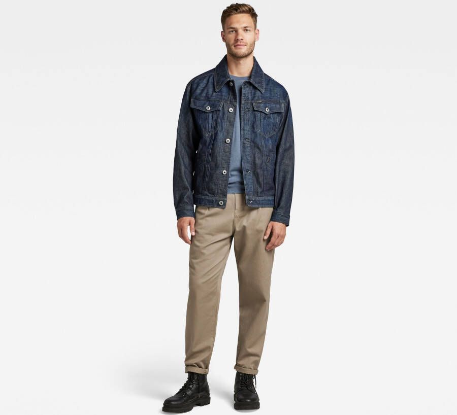 G-Star RAW Unisex Flight Combat Jack Donkerblauw Heren