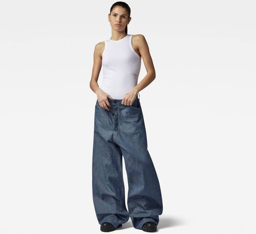 G-Star RAW Unisex GSRR Bam Loose Jeans Donkerblauw Heren
