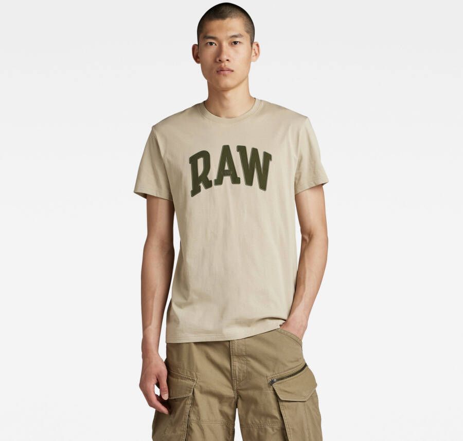 G-Star RAW University T-Shirt Beige Heren