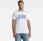 G-Star RAW University Grafisch T-shirt White Heren - Thumbnail 2