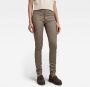 G-Star RAW Weld High Skinny Chino Bruin Dames - Thumbnail 1