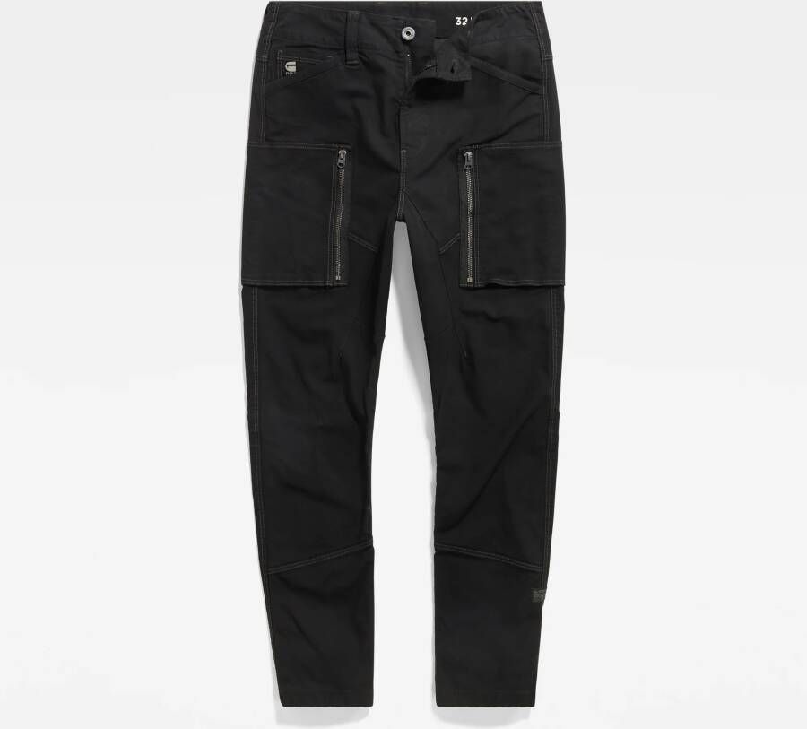 G-Star RAW Zip Pocket 3D Skinny Cargo Broek Zwart Heren