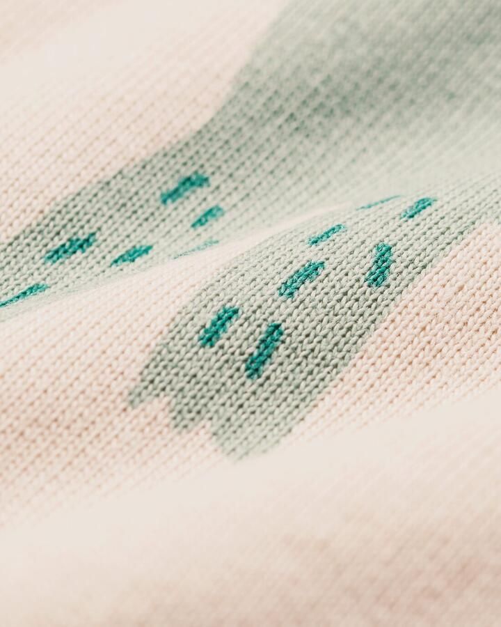 051 Baby Kleding Sweatset Monsters Ecru (ecru)