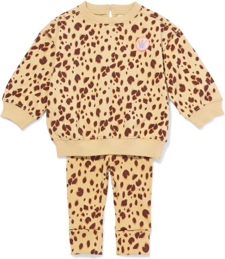 HEMA Baby Kledingset Luipaard Bruin (bruin) - Foto 2
