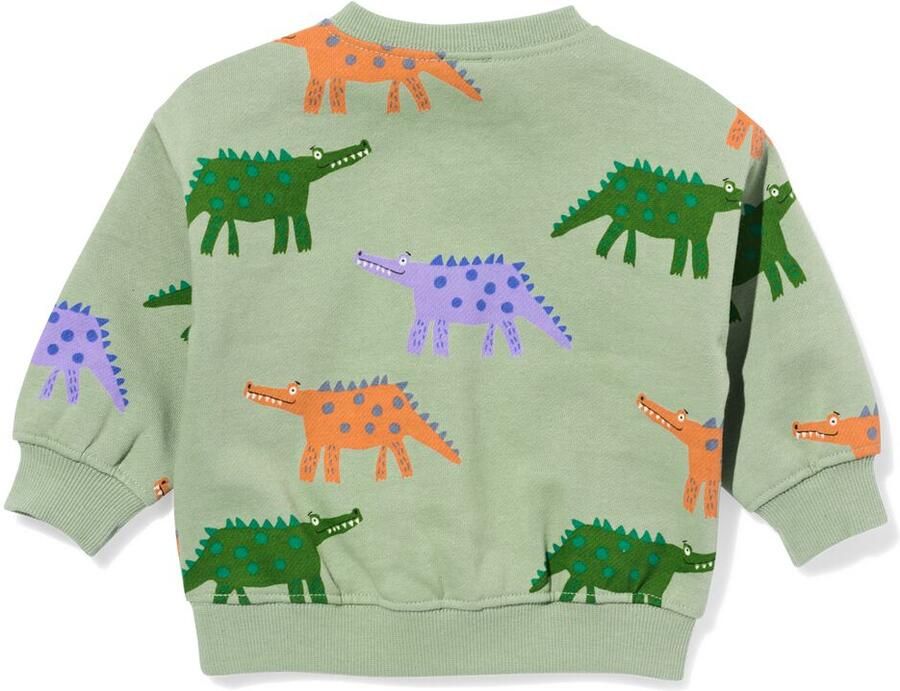 051 Baby Sweater Monster Groen (groen)