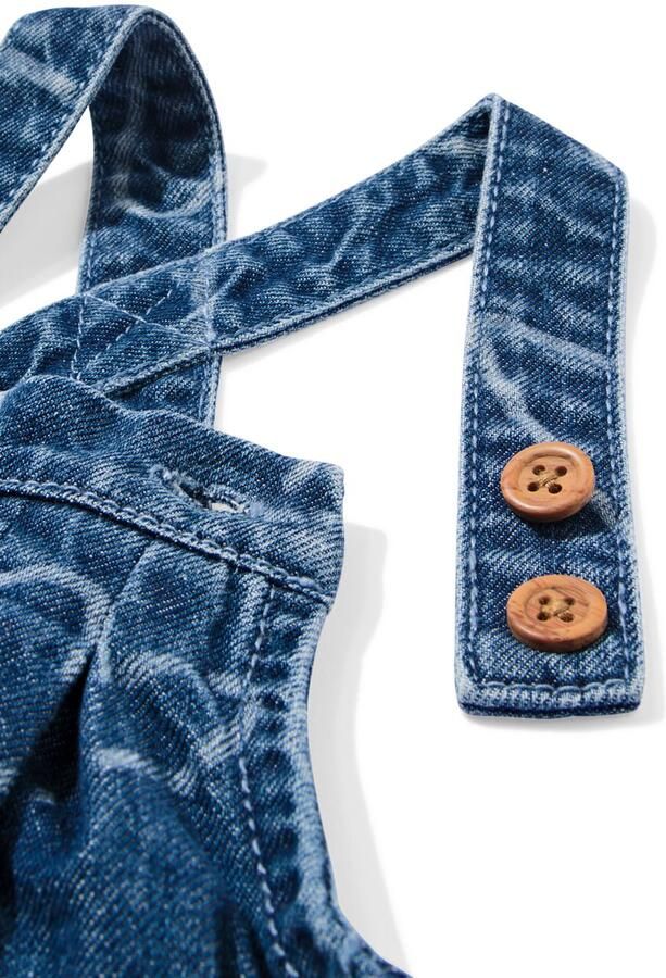 HEMA Babyjurk Denim Hartjes Denim (denim) - Foto 2