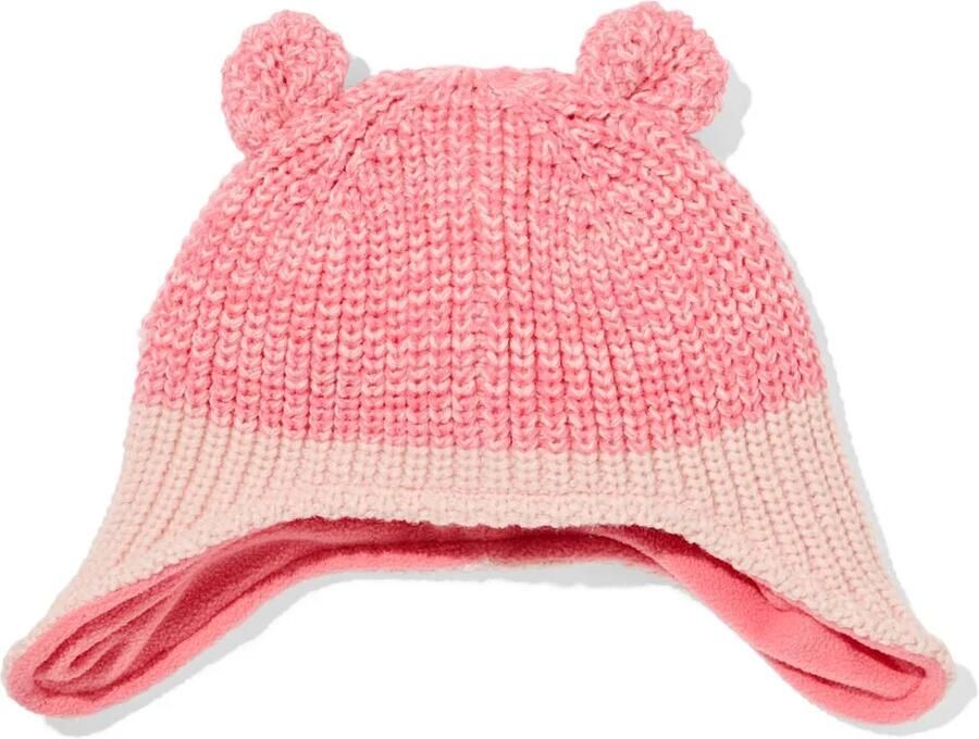 HEMA Babymuts Met Oren Roze (roze) - Foto 2