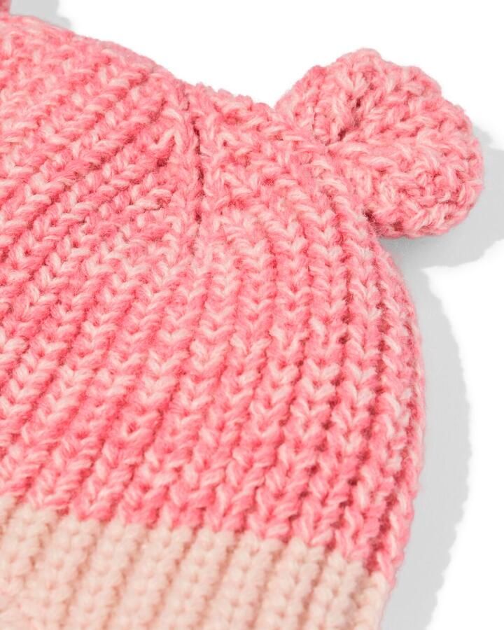 HEMA Babymuts Met Oren Roze (roze)