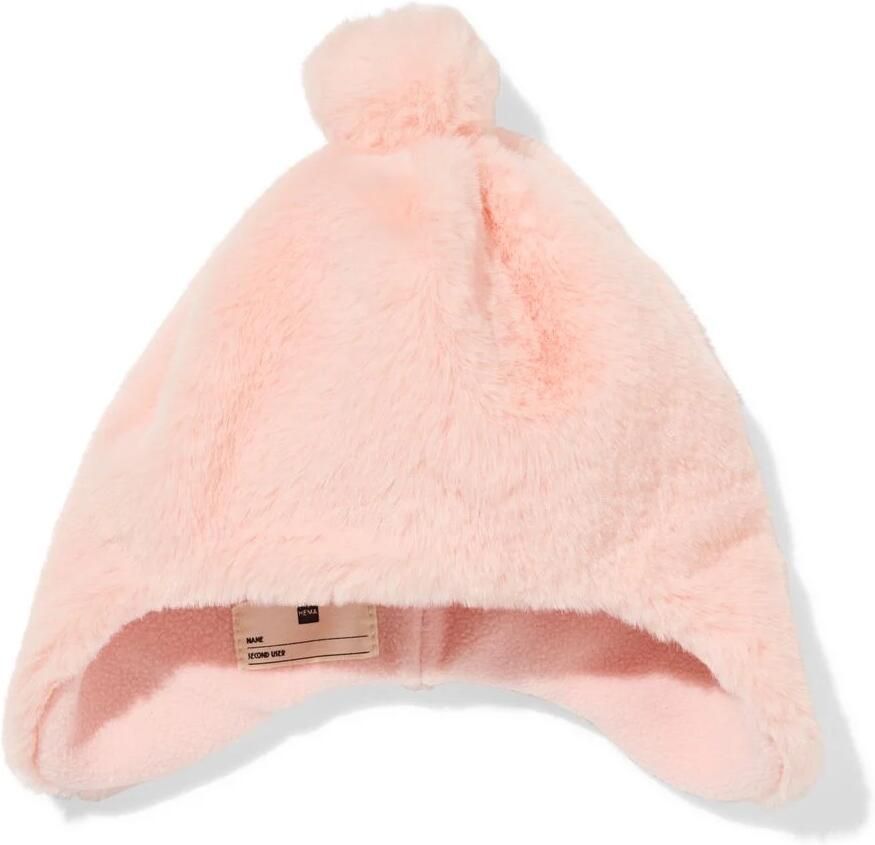HEMA Babymuts Pompon Lichtroze (lichtroze) - Foto 2