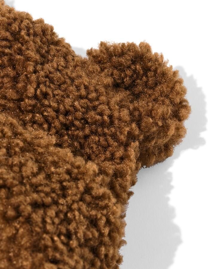 HEMA Babymuts Teddy Met Oren Bruin (bruin)