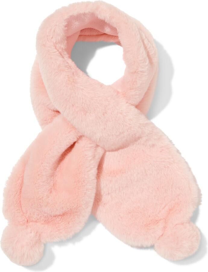 HEMA Babysjaal Pompon Roze - Foto 2