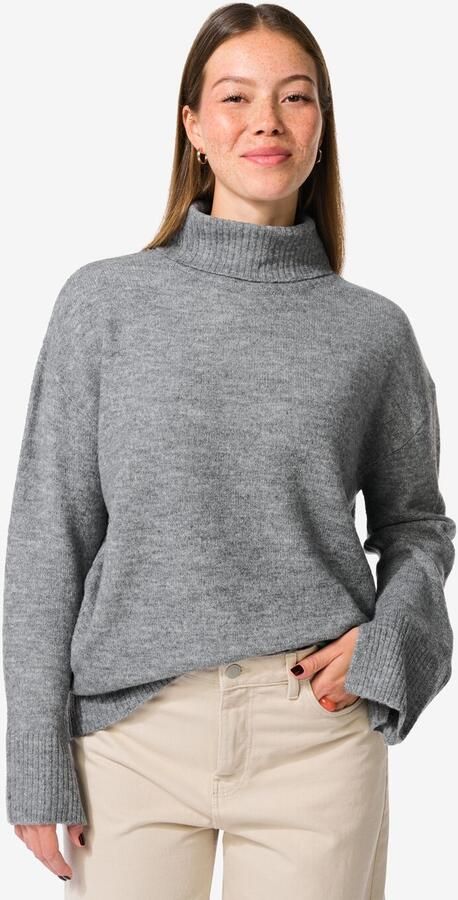 051 Dames Coltrui Frankie Gebreid Lichtgrijs (lichtgrijs) - Foto 2