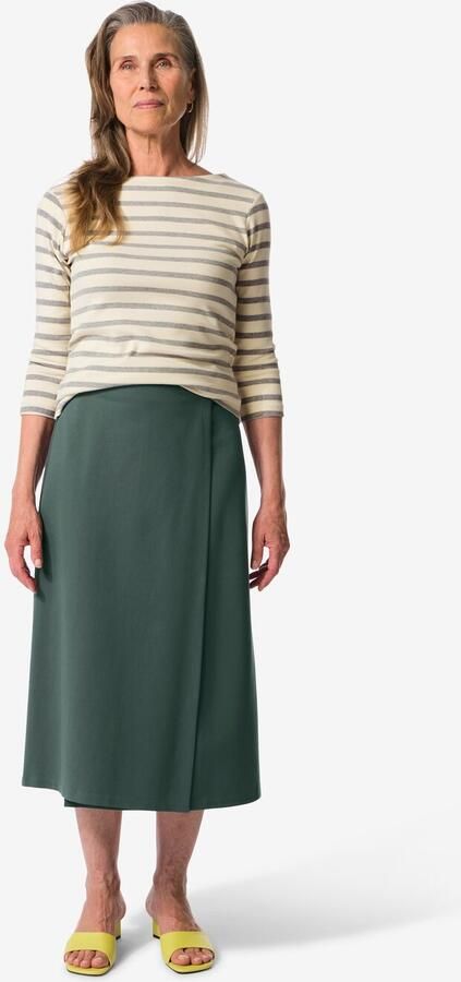 051 Dames Overslagrok Ember Donkergroen (donkergroen) - Foto 2