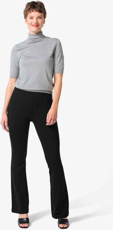HEMA Damesbroek Flared Zwart (zwart) - Foto 2