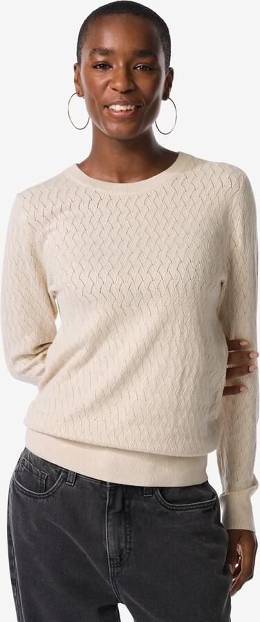 051 Damesshirt Structur Zand (zand) - Foto 2