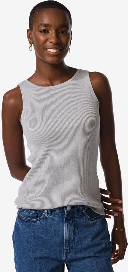 051 Damessinglet Rita Rib Zilver (zilver) - Foto 2