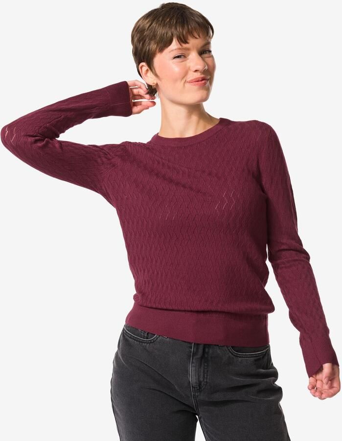 HEMA Damestrui Louisa Bordeauxrood (bordeauxrood) - Foto 2