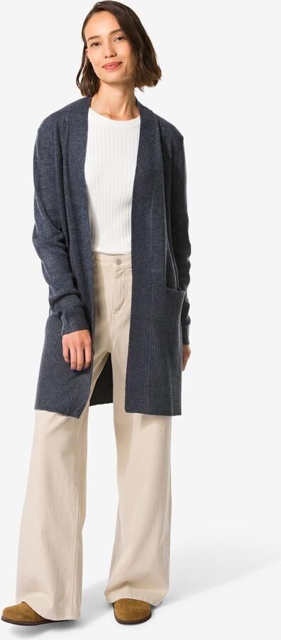 HEMA Damesvest Lana Blauw (blauw)