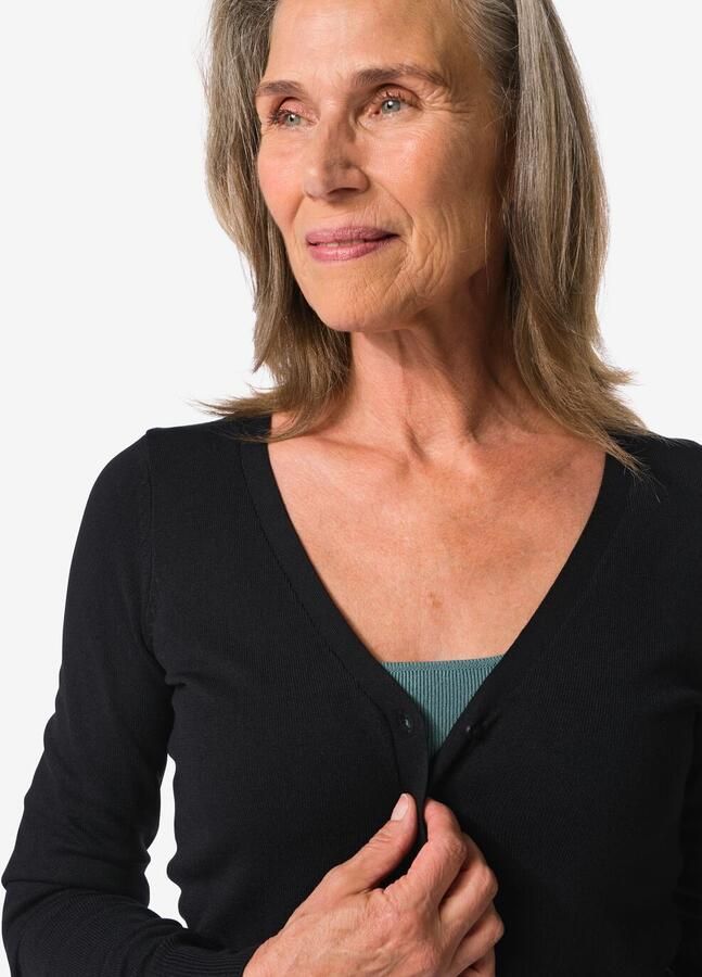 HEMA Damesvest Lexi Zwart (zwart) - Foto 2