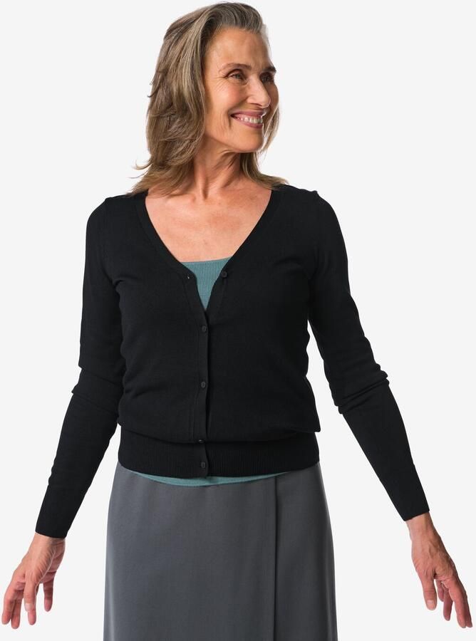 HEMA Damesvest Lexi Zwart (zwart)