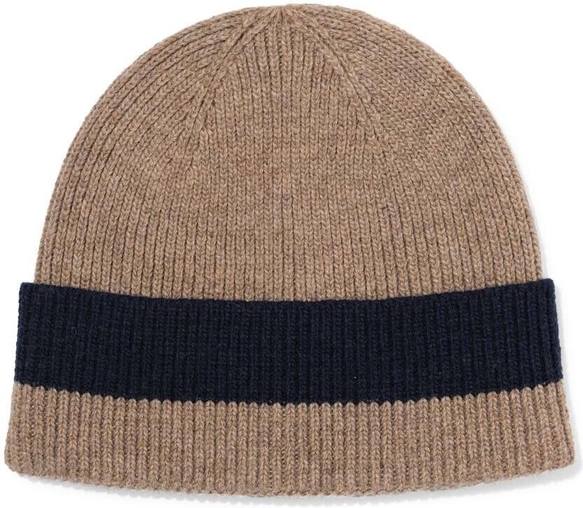 HEMA Herenbeanie Zand-blauw - Foto 2