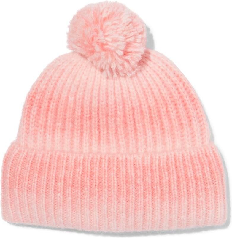 HEMA Kinder Beanie Pompon Roze (roze) - Foto 2